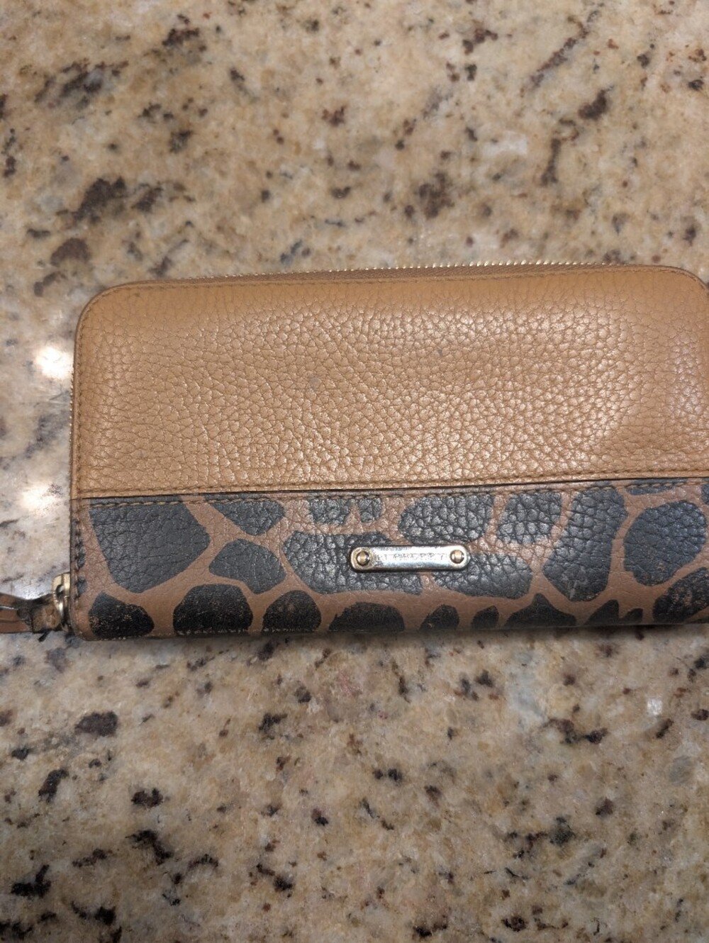 Burberry Authentic Giraffe Leather Wallet